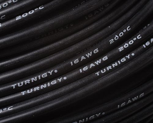 AWG16 Turnigy Black Pure-Silicone Wire (1mtr) (B16A483-06/9680)